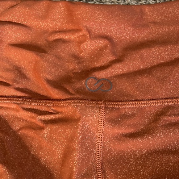 CALIA Women's Energize Metals 7/8 Leggings Copper M - Picture 3 of 9
